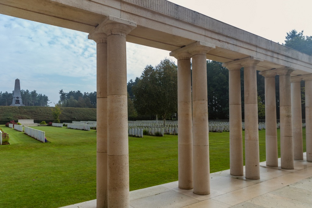 BUTTES NEW BRITISH CEMETERY (N.Z.) MEMORIAL, POLYGON WOOD - CWGC