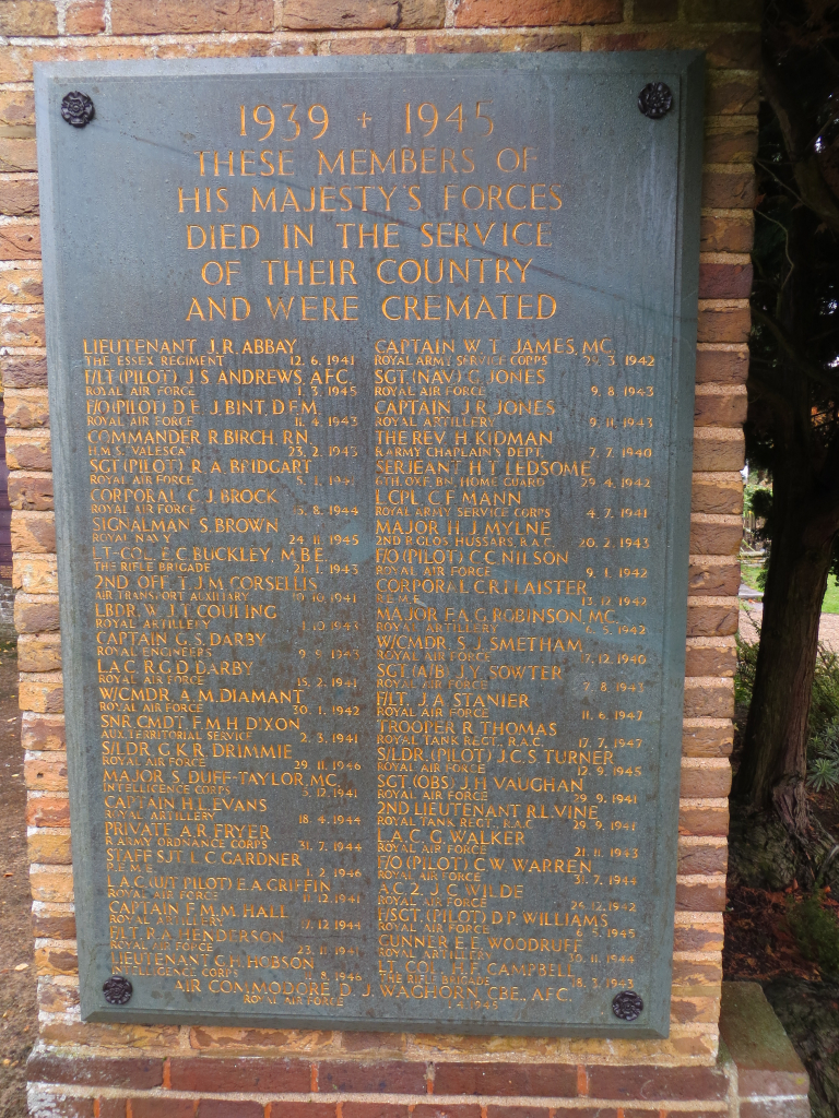 Oxford Crematorium 